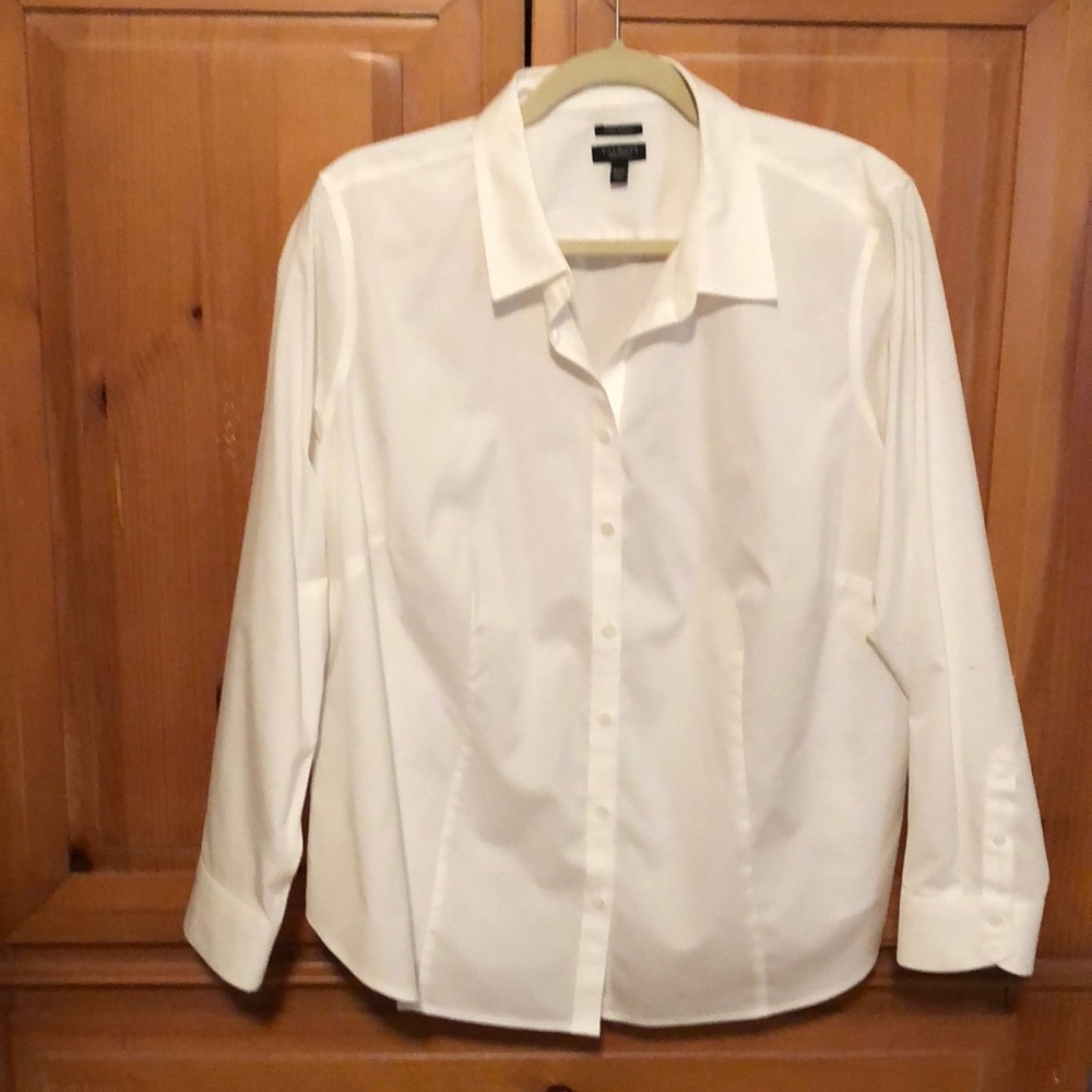 White cotton dress shirt